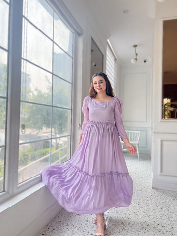 Aster - 1PC Solid Premium Silk Maxi