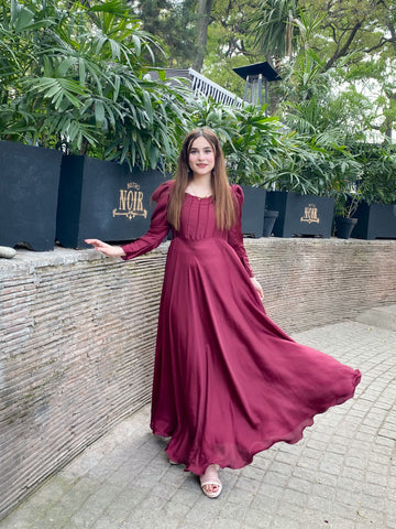 Queen - 1PC Solid Silk Maxi
