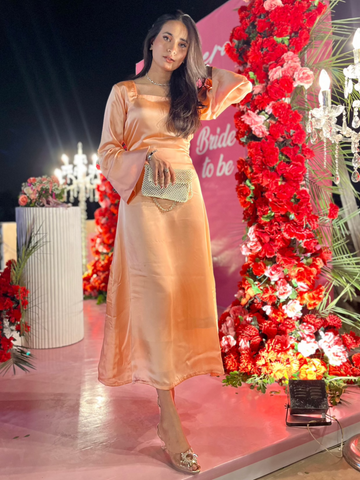 Peach Glow Maxi