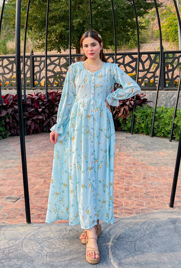 Sky Blossom Maxi