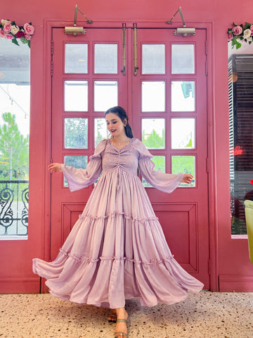 Cindrella - 1PC Solid Silk Maxi