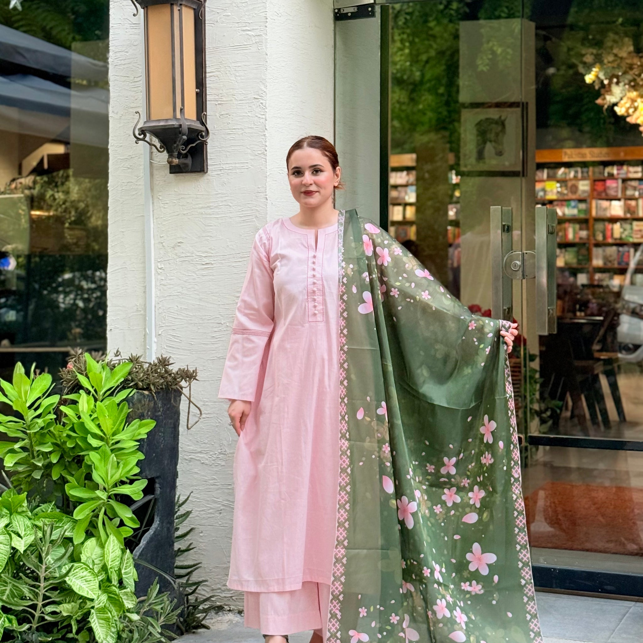 Rosé Pink with Olive Silk Feels ❤️
